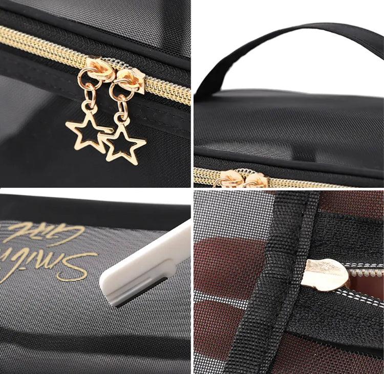 Set of 5 Stylish Makeup Pouch Set for Travel and Organization