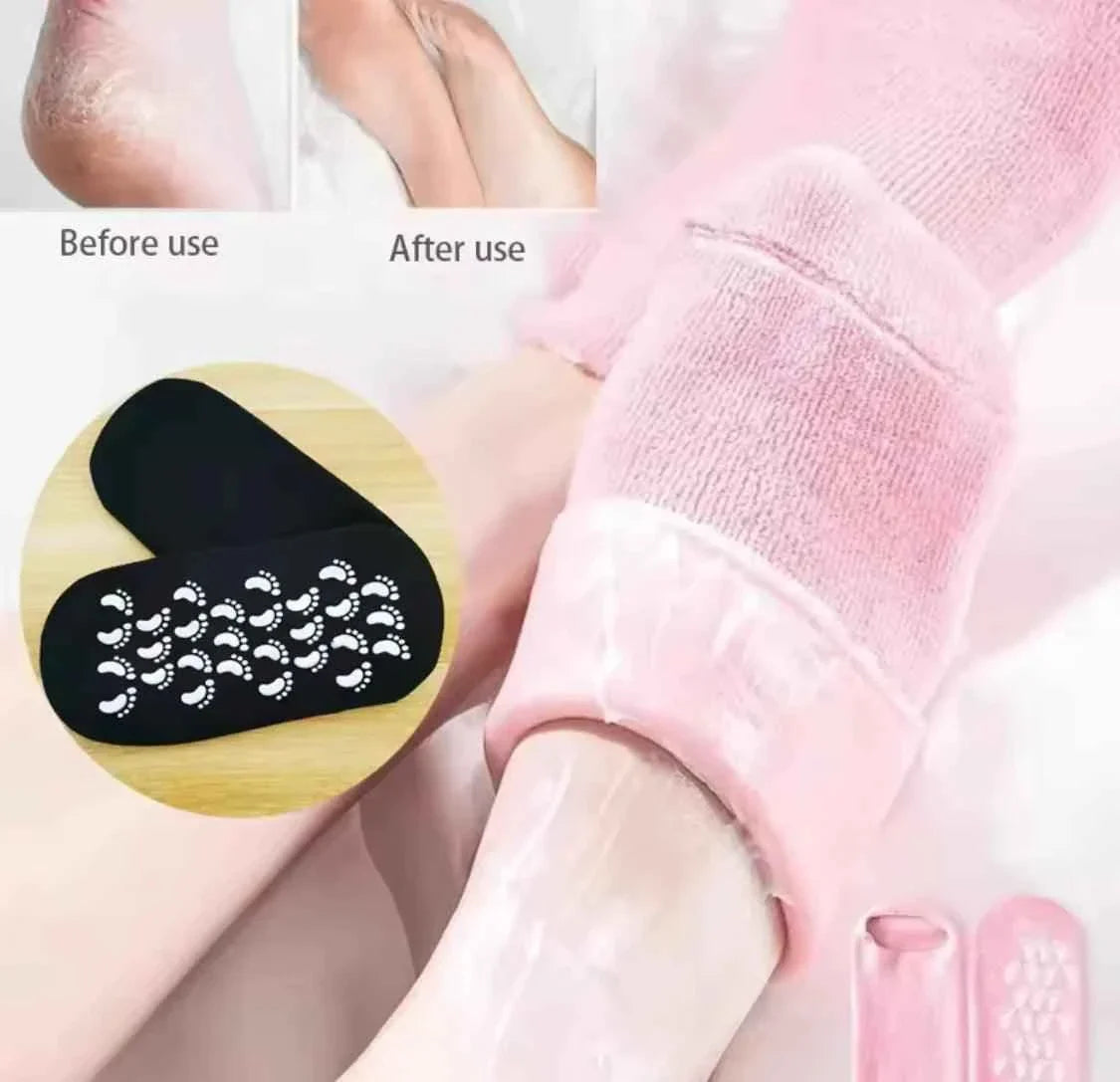 Reusable Heel Moisturizing Socks for Soft and Smooth Feet
