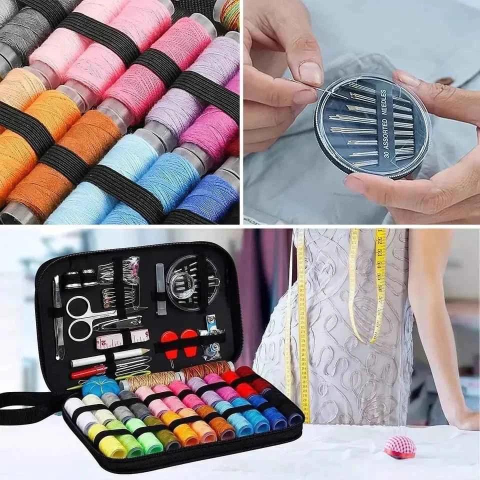 98 Pcs Sewing Kit Essentials - Complete Household Sewing Kit for Crafts and Repairs