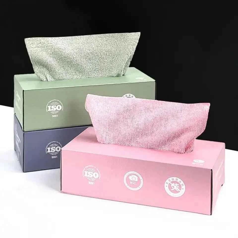 Reusable Microfiber Kitchen Cleaning Towels - Absorbent Dishcloths - Pack of 20Pcs or 10Pcs
