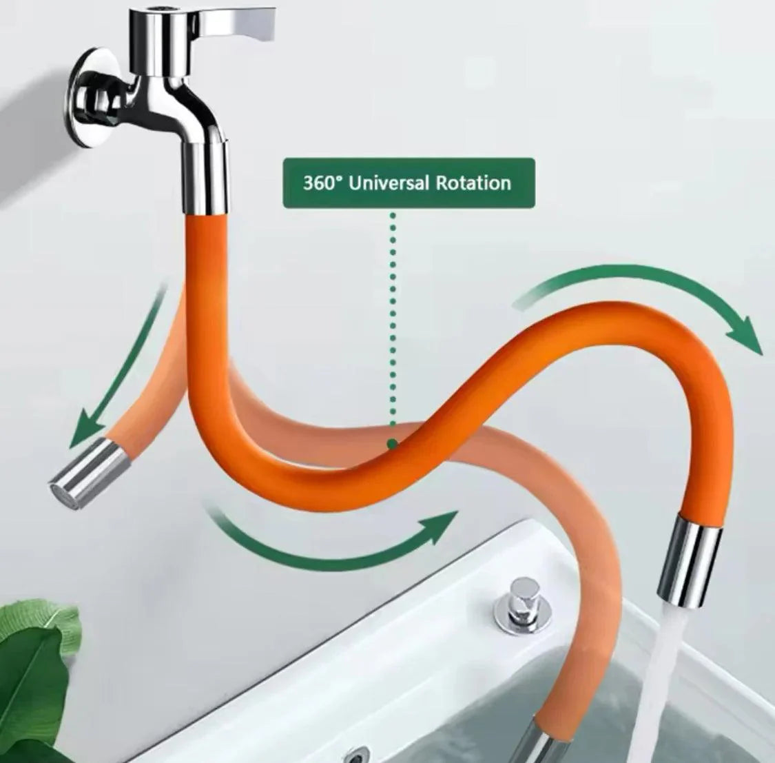 360° Rotation Faucet Extender Pipe for Maximum Convenience