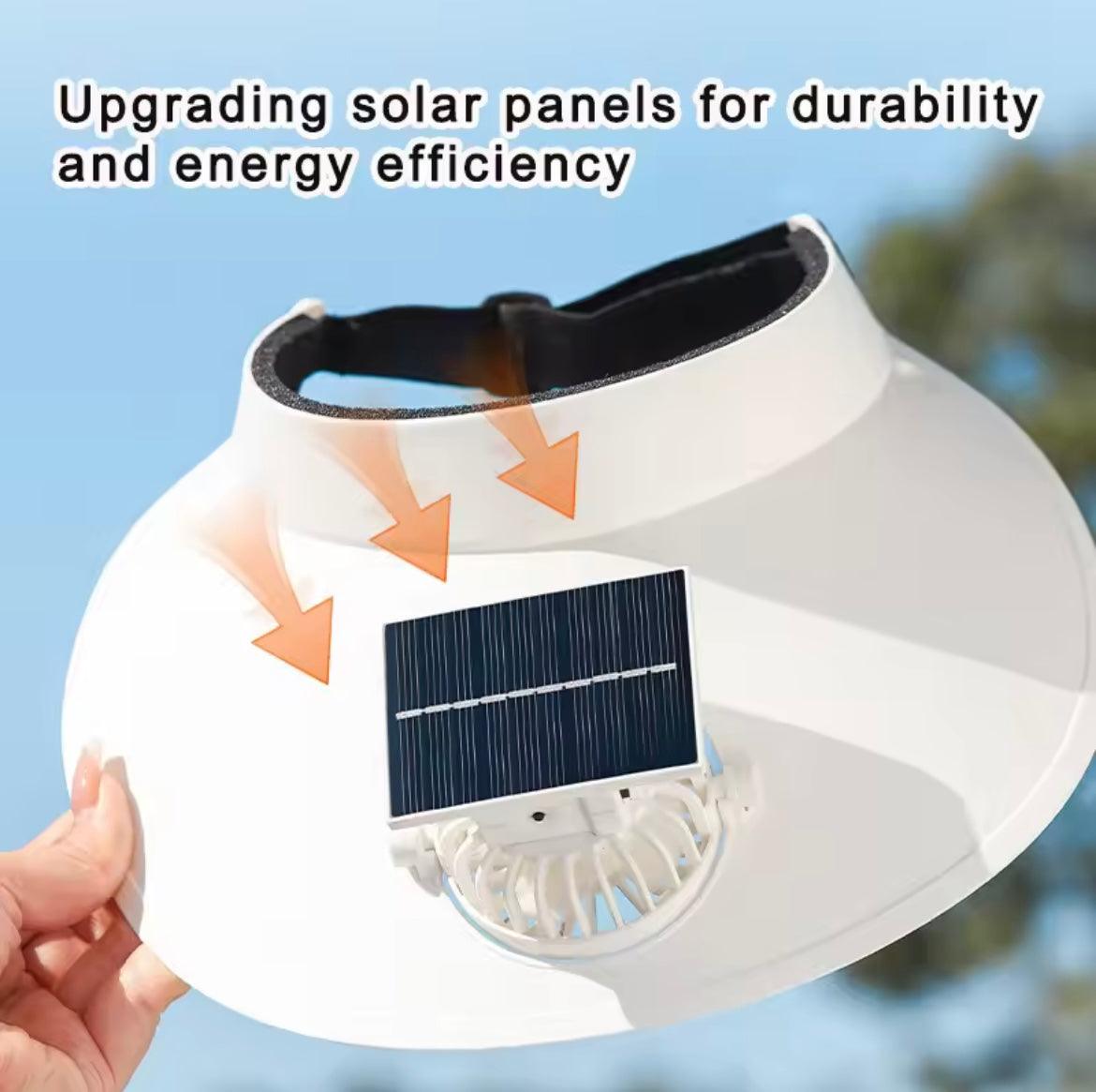 Cooling Fan Sun Hat - Adjustable Temperature Controller and Breathable Design for Sun Protection and Outdoor Activities