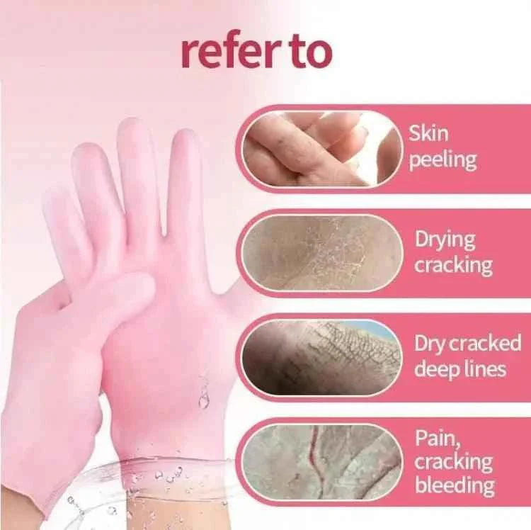 Silicone Moisturizing Gloves for Deep Hydration and Skin Repair