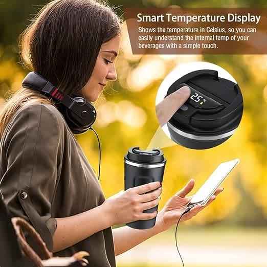 Temperature Control Smart Digital Coffee Mug with Digital Display