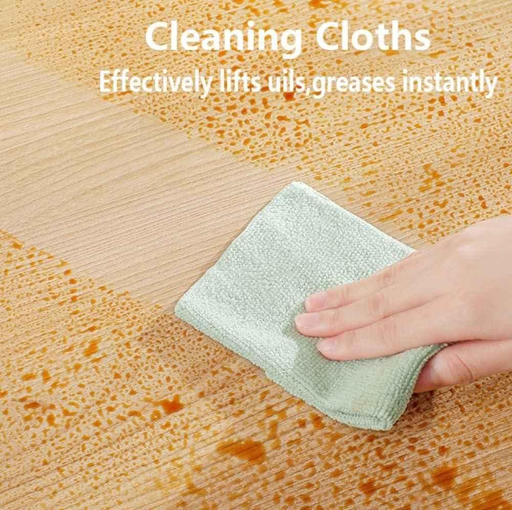 Reusable Microfiber Kitchen Cleaning Towels - Absorbent Dishcloths - Pack of 20Pcs or 10Pcs