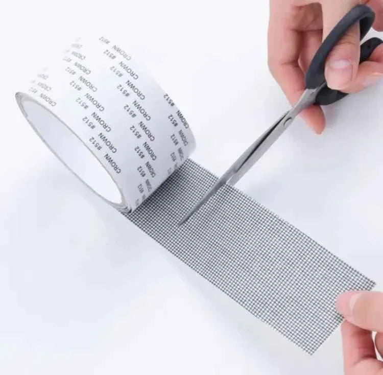 180Cm Self-Stick Mesh Tape for Repairs - Ideal for Window and Mosquito Screen Repair