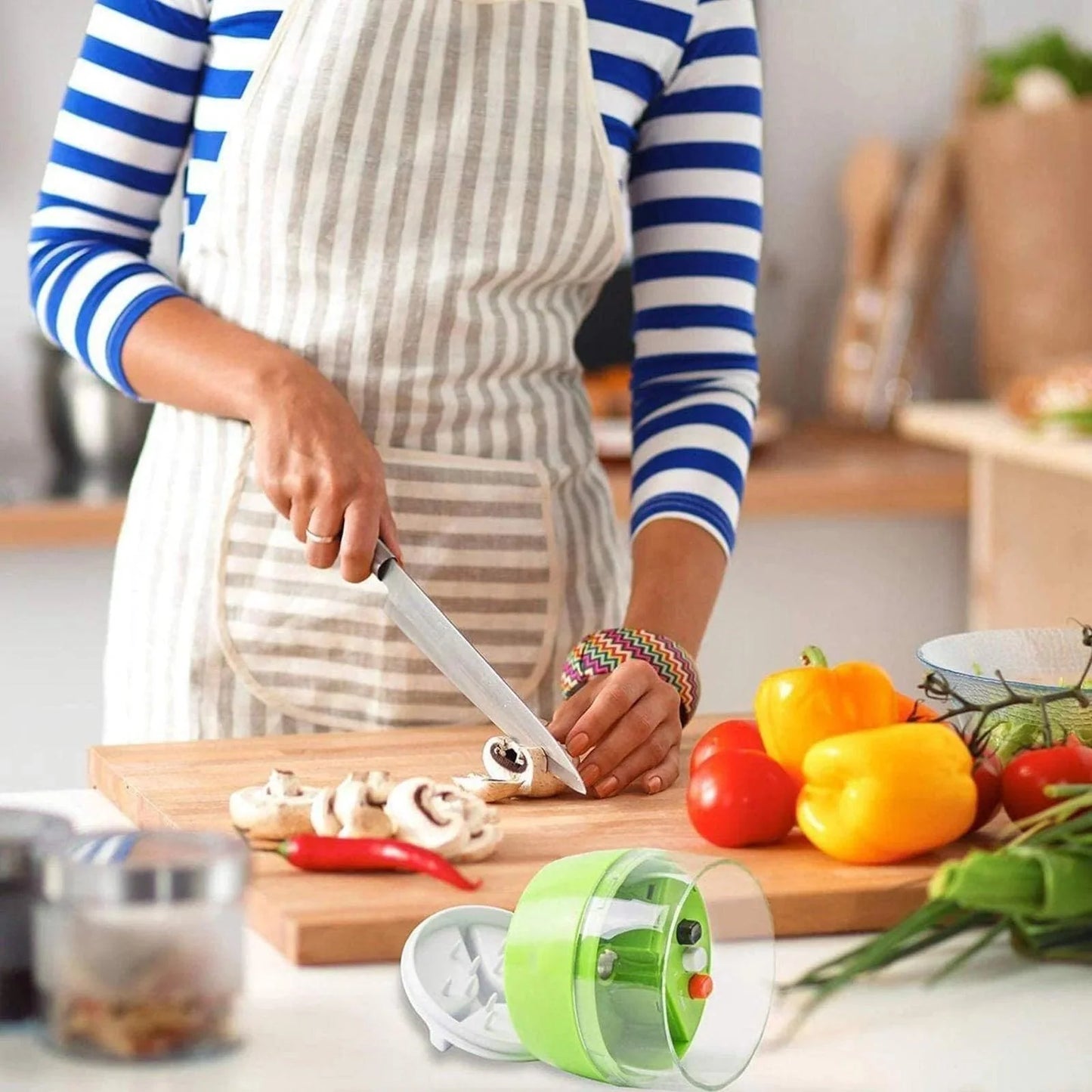 4in1 Vegetable Spiral Cutter for Healthy Meals and Creative Recipes