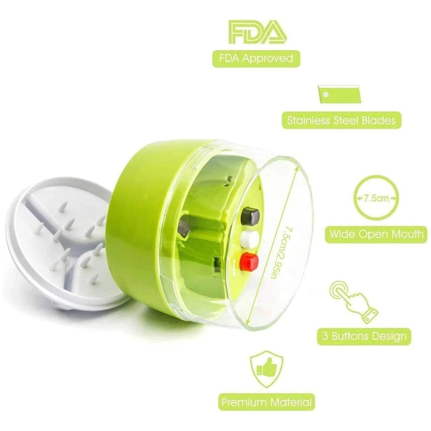 4in1 Vegetable Spiral Cutter for Healthy Meals and Creative Recipes