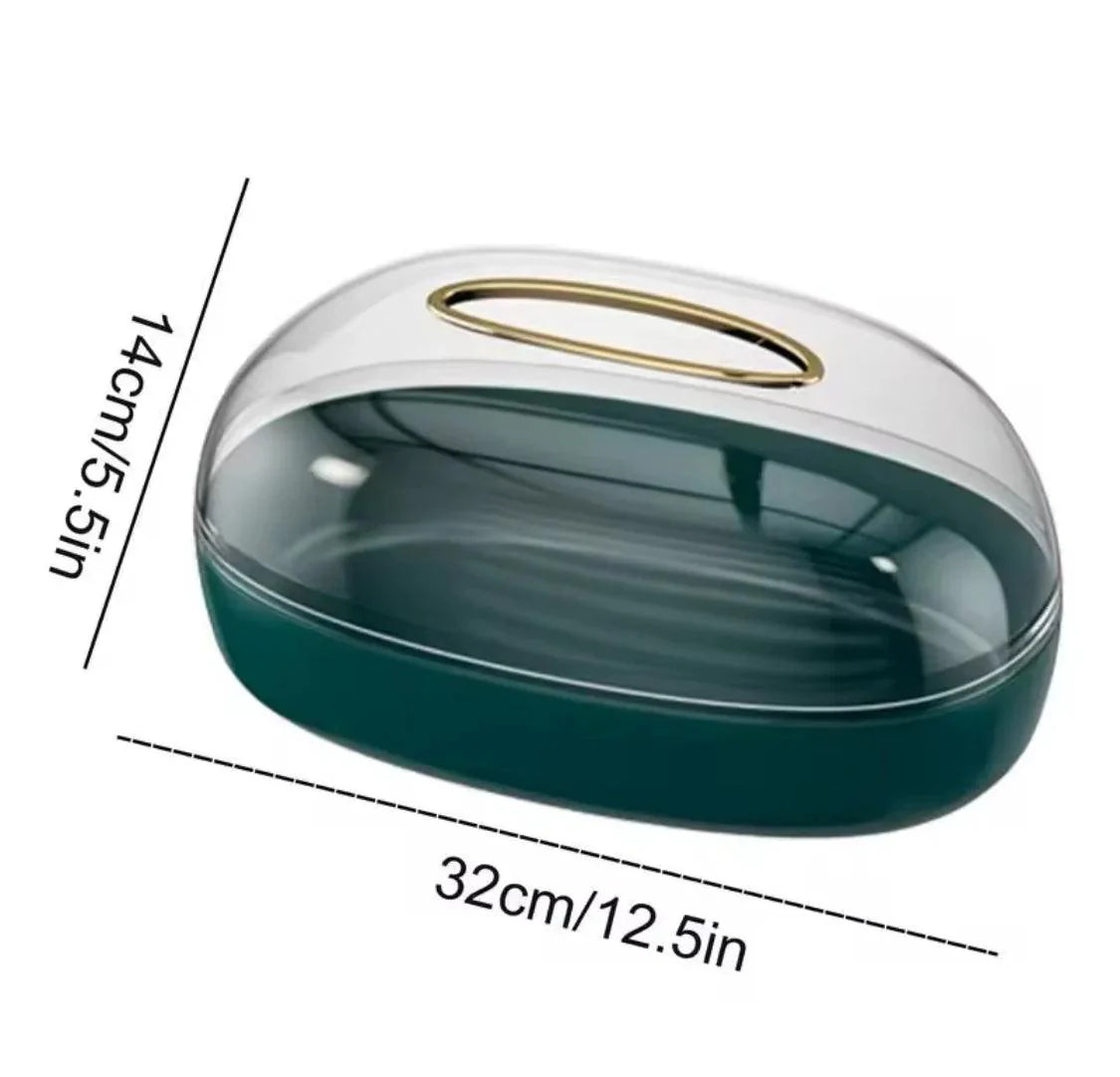 Acrylic Wall-Mounted Tissue Box for Elegant Home Décor