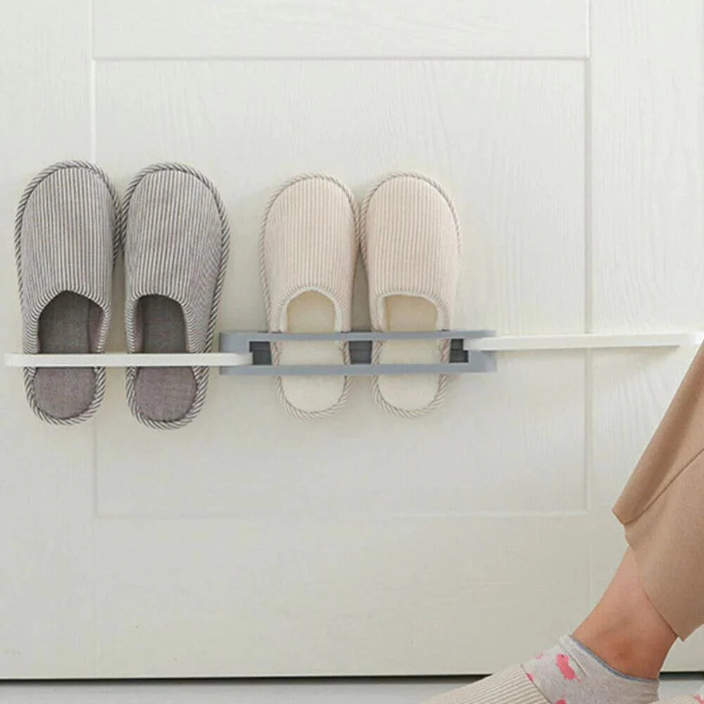 Wall Mounted Shoe Organizer and Towel Rack for Bathroom and Entryway