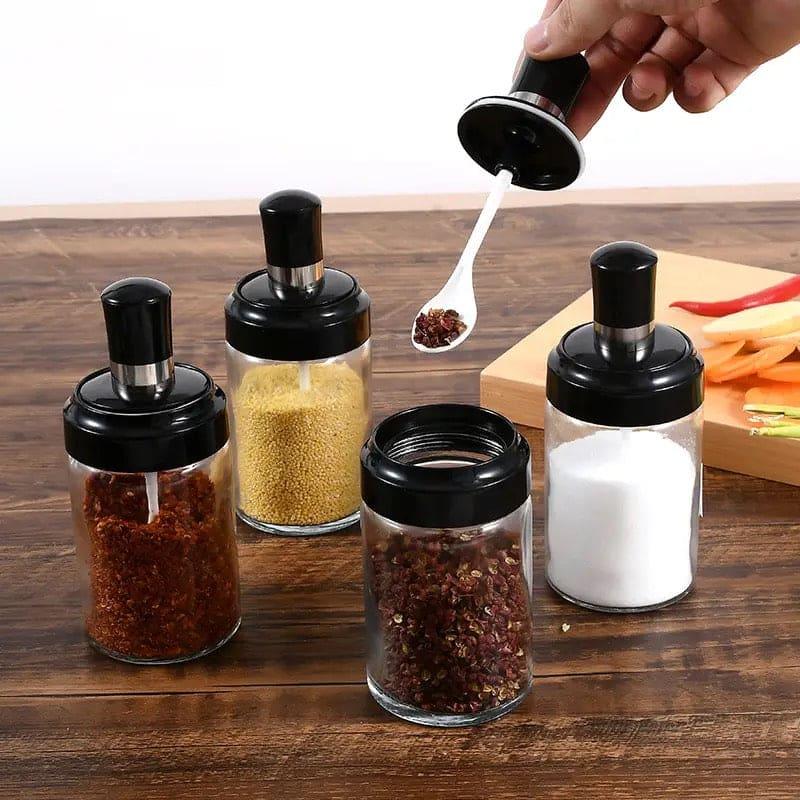 6 Pcs Rotating Spice Rack Organizer for Kitchen Storage