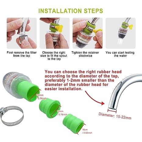 Water Filter Nozzle for Clean and Safe Drinking Water