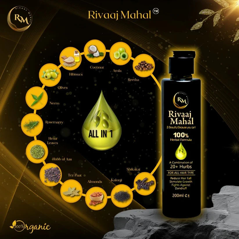 Rivaaj Mahal Hair Oil - 200ml