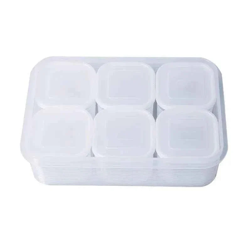 6 Grid Vegetable Storage Box for Kitchen Organization and Fresh Produce