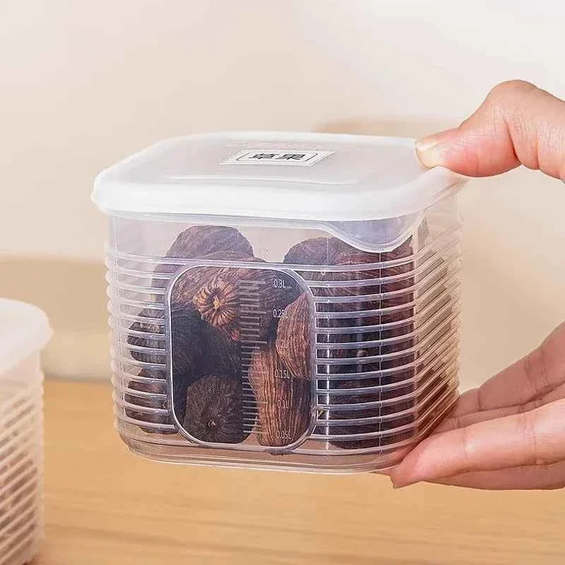6 Grid Vegetable Storage Box for Kitchen Organization and Fresh Produce