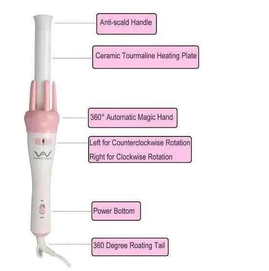 Automatic Hair Curler - 360° Spin Technology for Effortless Curls