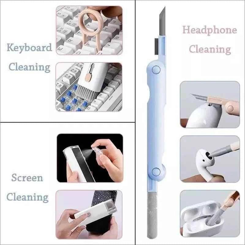 7 In 1 Cleaning Brush Set Multifunctional Phone Keyboard Cleaning Kit for Effective Cleaning