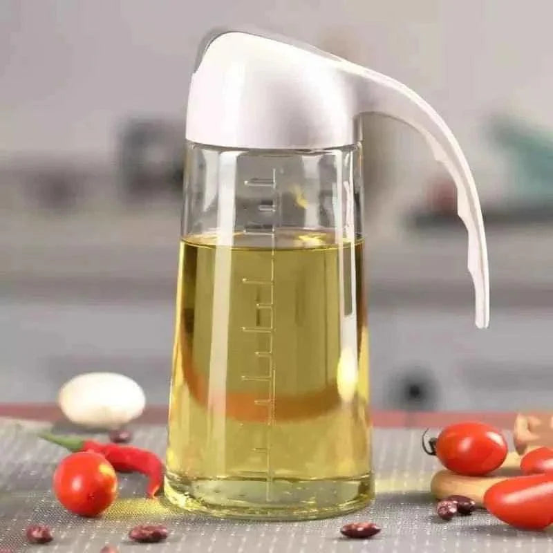 630ml Glass Oil Dispenser - Premium Glass Oil Dispenser Jar