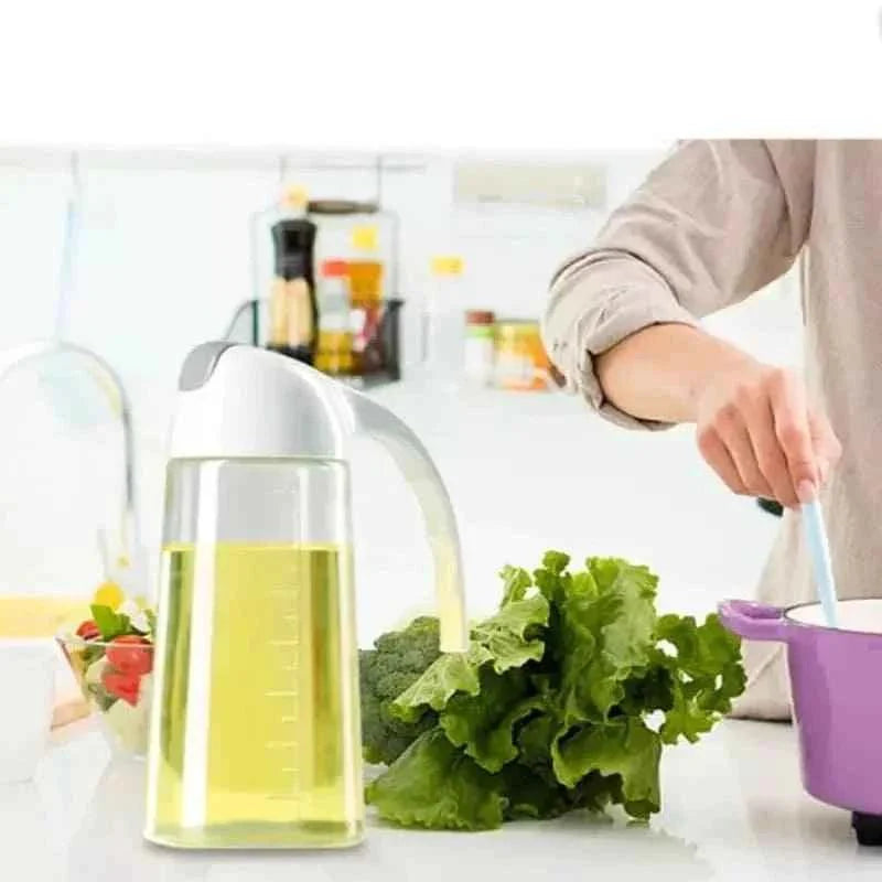 630ml Glass Oil Dispenser - Premium Glass Oil Dispenser Jar