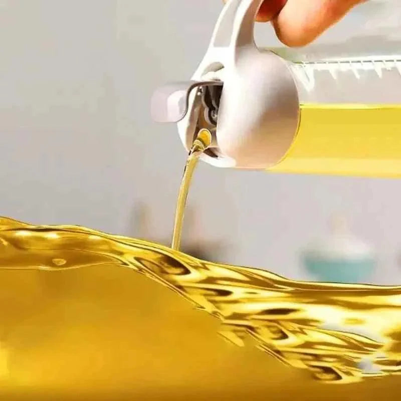 630ml Glass Oil Dispenser - Premium Glass Oil Dispenser Jar