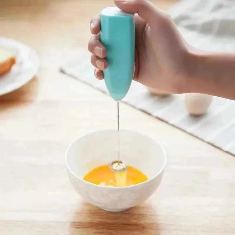 Handheld Egg Beater for Effortless Mixing - Battery Operated Mixer
