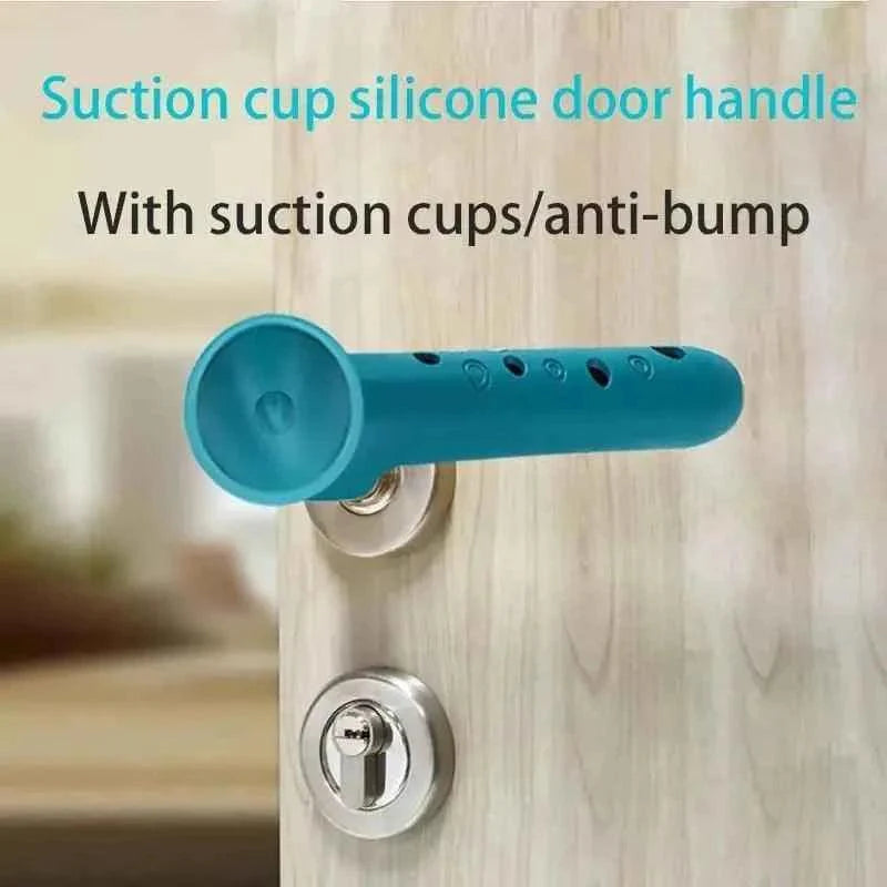Silicone Door Stopper Protector Handle Cover - Durable and Flexible Solution
