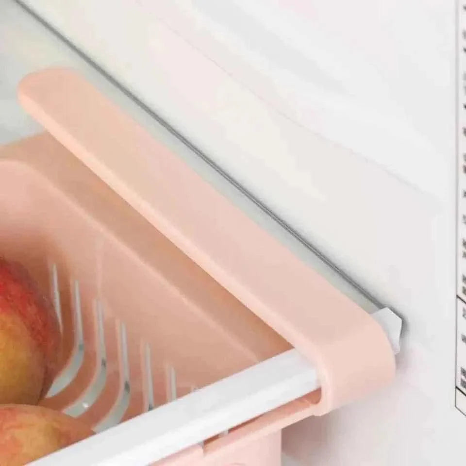 Stretchable Fridge Basket for Organized Storage and Freshness