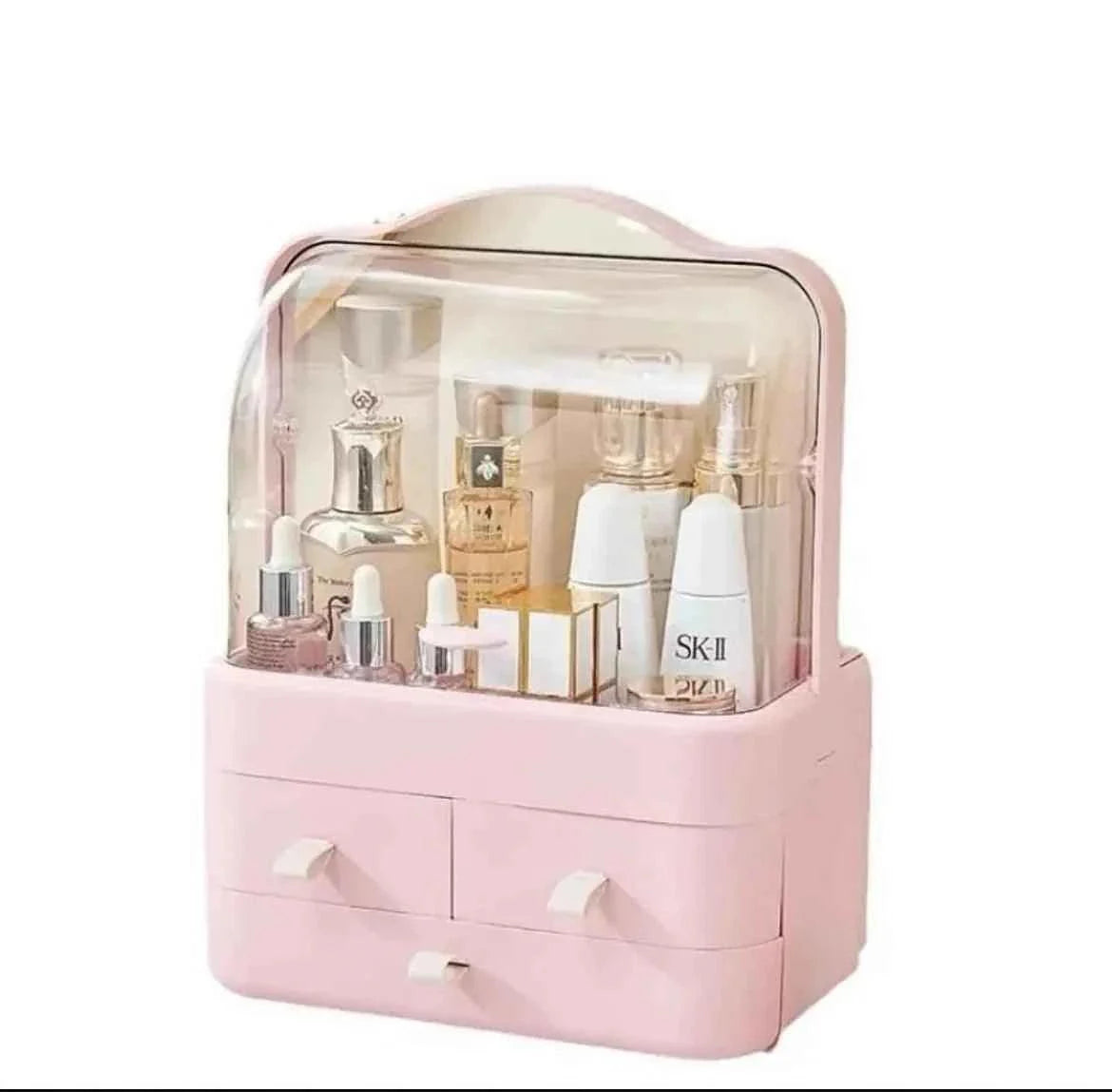 Acrylic Cosmetic Organizer: Double Sided Makeup Organizer for Efficient Storage