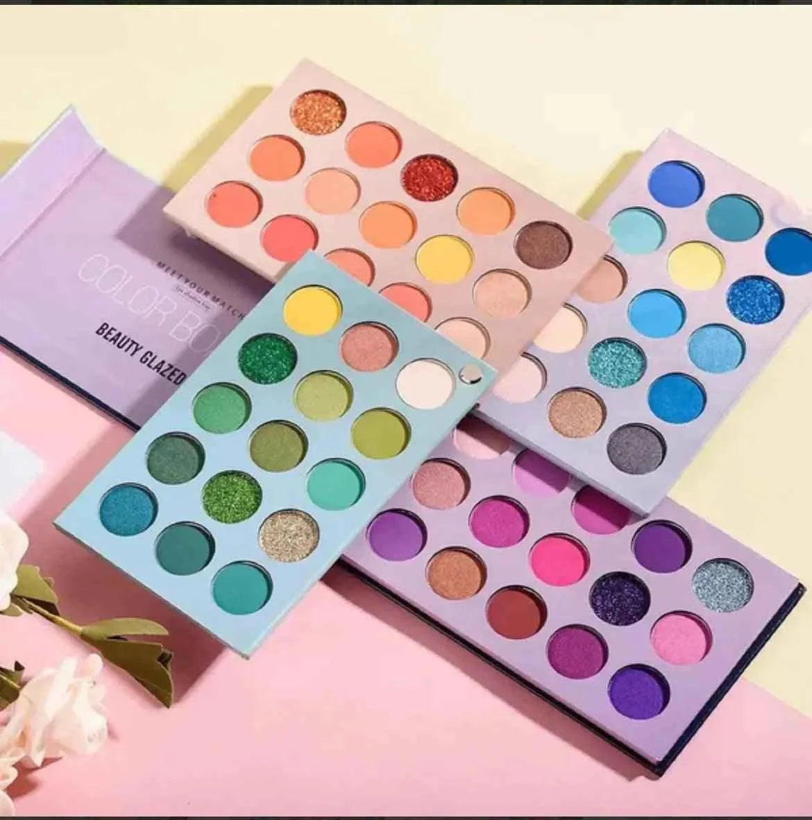 60 Colors Eyeshadow Palette for Stunning Vibrant Eye Makeup Looks