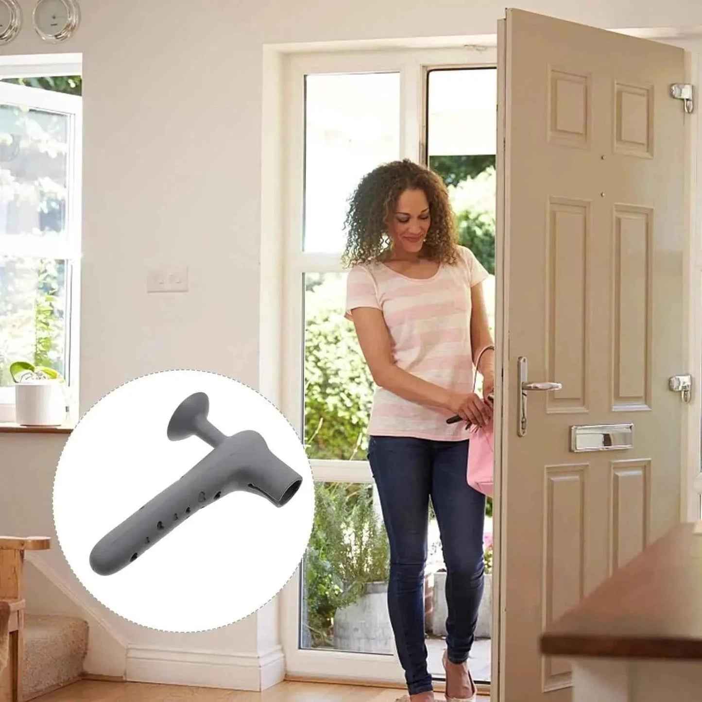 Silicone Door Stopper Protector Handle Cover - Durable and Flexible Solution