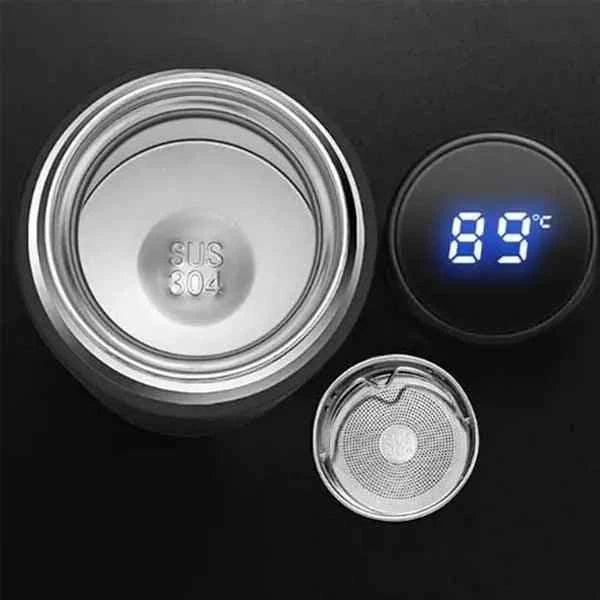 500ML LED Temperature Display Water Bottle - Stainless Steel Insulated Flask