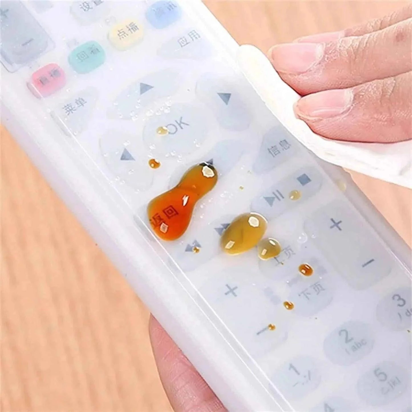 Silicone Remote Cover - Durable Protection & Grip for AC and TV Remotes