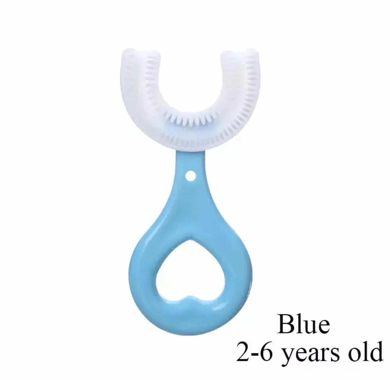 Silicone Toothbrush for Kids - Fun U Shape Design for Effective Oral Care