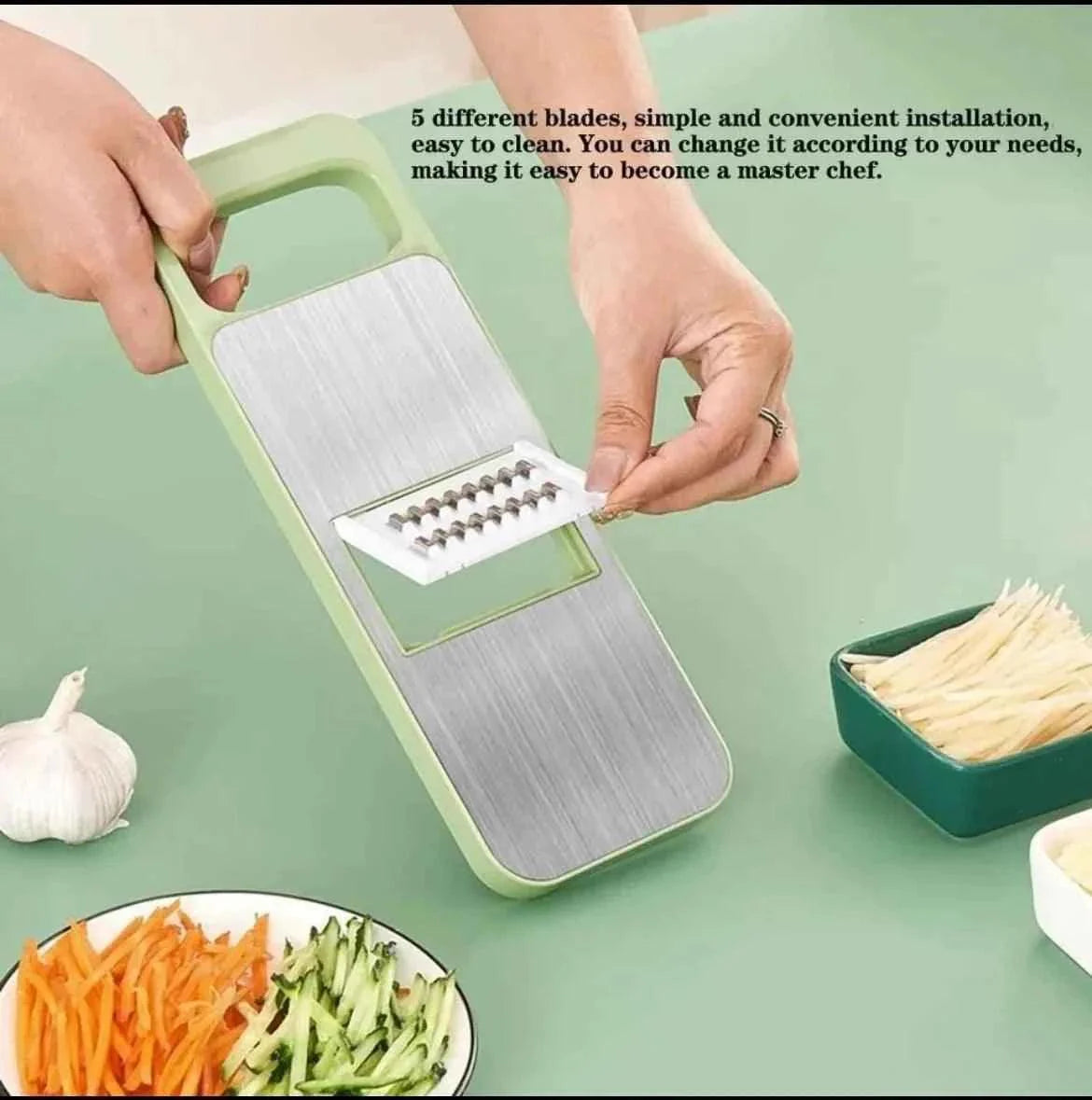 5in1 Vegetable Cutter Multifunctional grater and cutter,