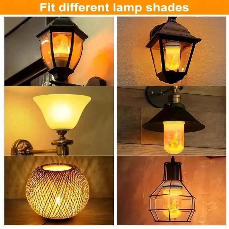 New LED Flame Effect Bulb E27 for Realistic Flame Simulation