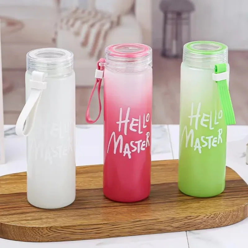 400ml Water Bottle with Colorful Design