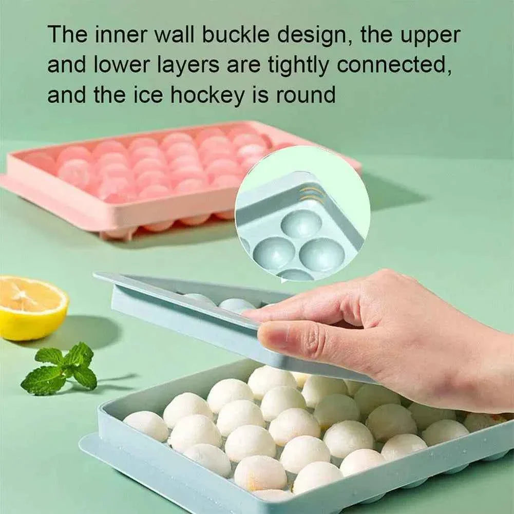 Round Ice Cube Tray for Perfect Chill Drinks