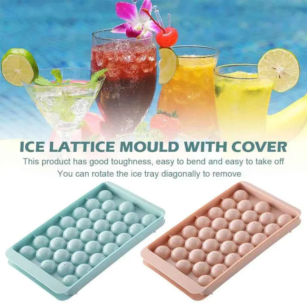 Round Ice Cube Tray for Perfect Chill Drinks