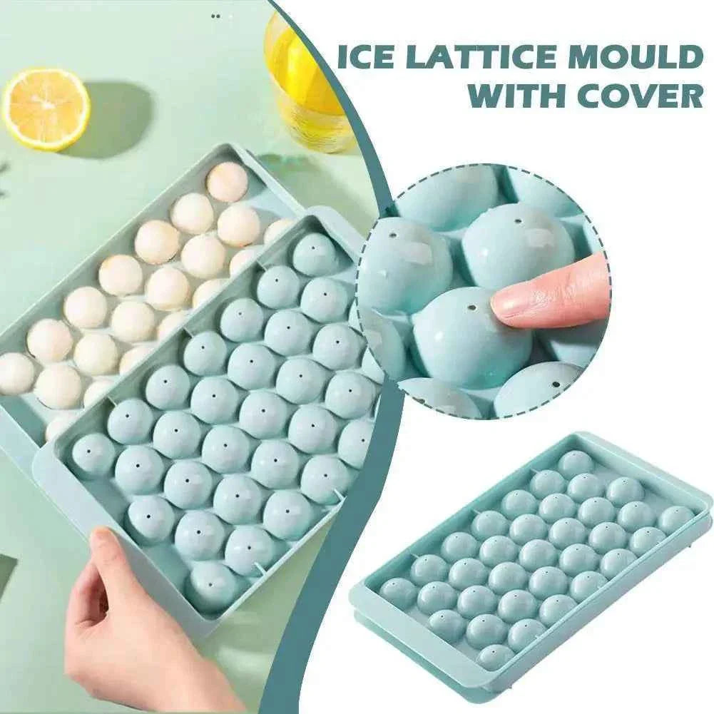 Round Ice Cube Tray for Perfect Chill Drinks