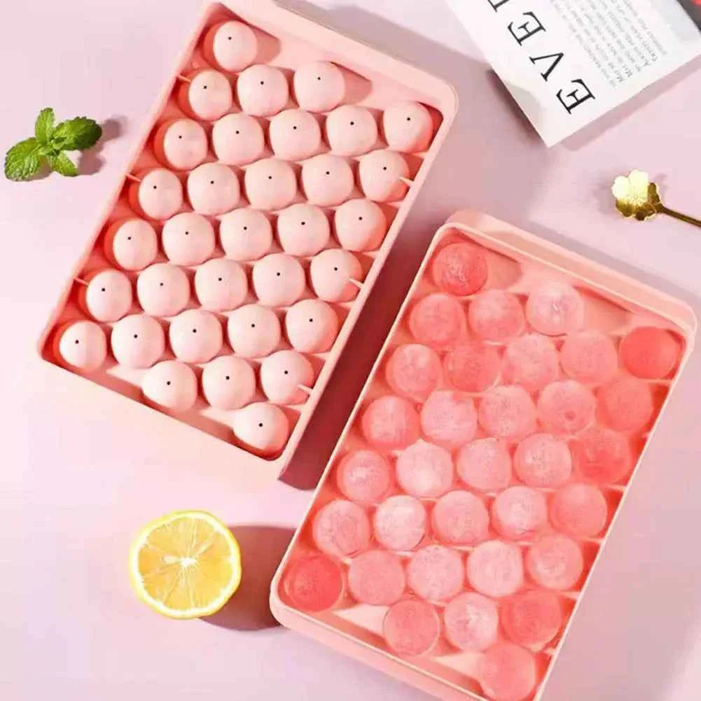 Round Ice Cube Tray for Perfect Chill Drinks