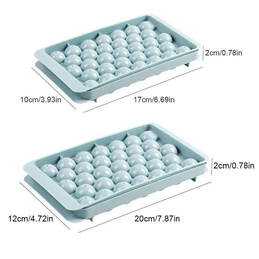 Round Ice Cube Tray for Perfect Chill Drinks