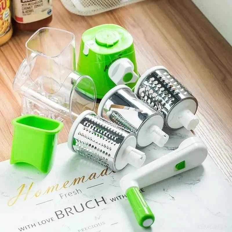 3 in 1 Manual Vegetable Cutter Slicer for Effortless Food Prep