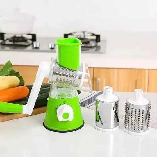 3 in 1 Manual Vegetable Cutter Slicer for Effortless Food Prep