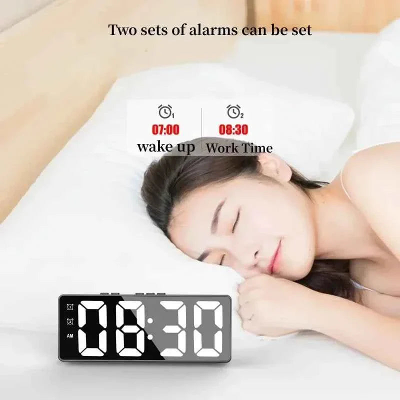 LED Digital Alarm Clock for Home Use