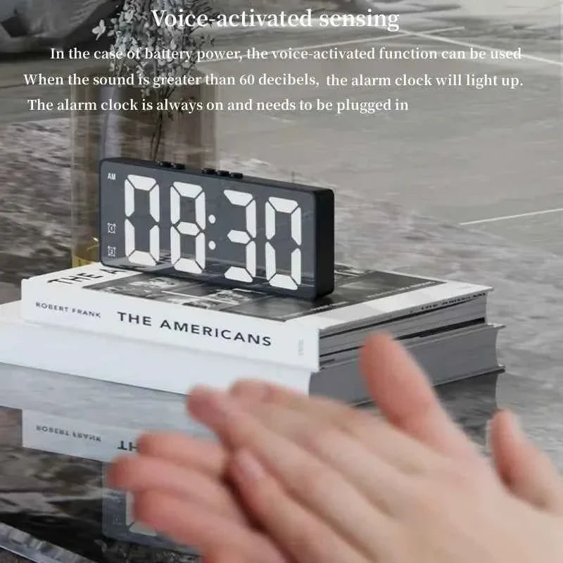 LED Digital Alarm Clock for Home Use