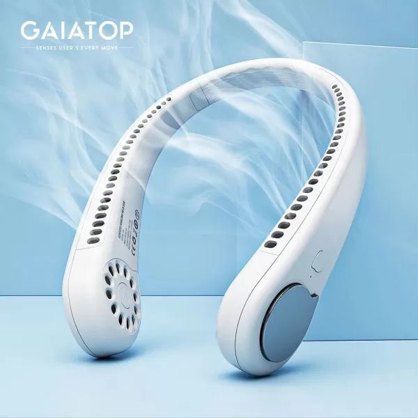 Portable Neck Fan -3 Speed Rechargeable Bladeless Neck Cooler