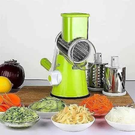 3 in 1 Manual Vegetable Cutter Slicer for Effortless Food Prep