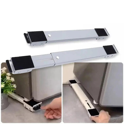 2 Pcs Heavy-Duty Washing Machine Pulley Bracket Set