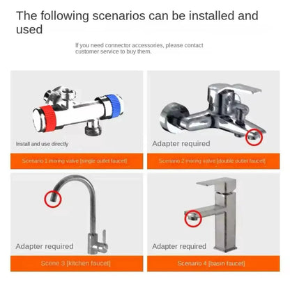 360° Rotation Faucet Extender Pipe for Maximum Convenience
