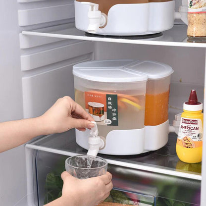 3 in 1 360 Rotating Water Juice Dispenser with 3 Grids